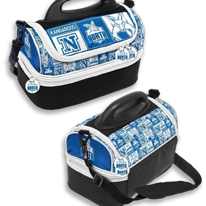 AFL Dome Lunch Cooler Bag Box - North Melbourne Kangaroos -Aussie Rules Football