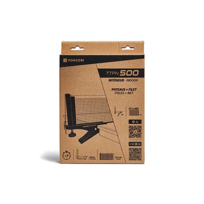 Table Tennis Net And Posts Set Ttpn 500 - One Size