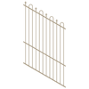ProtectorAl 350 - 1200 x 1800mm Paperbark Raked 16-30º Loop And Spear Top Pool Fence Panel