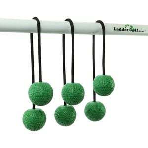 Vivere Ladder Golf Soft Bolas (3 pack) - Green - Replacement or additional bolas