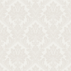 Grandeco 53cm x 10.05m Light Grey Damask Wallpaper