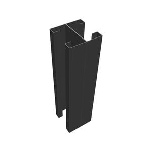 Sector Panel Fencing 2150mm Ebony Post