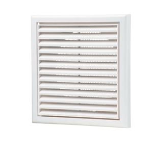 Blauberg 150mm White Square Fixed Grille