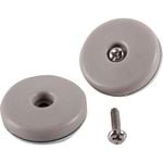 Surface Gard 38mm Round Screw In Slide Glides - 4 Pack