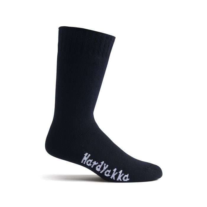 Hard Yakka Black 2 Pack Bamboo Work Socks - Size 7-12