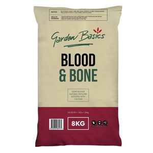  Garden Basics 8kg Blood and Bone Fertiliser and Soil Conditioner