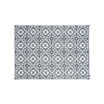 Outdoor Rug / Camping Mat - Lisboa Grey And White