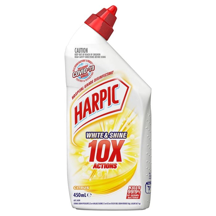 Harpic White & Shine 450mL Citrus Toilet Cleaner
