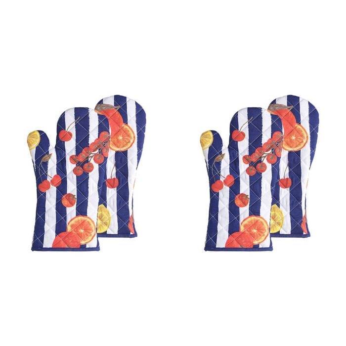 4pc Porto Valentina Oven Gloves Kitchen Cooking Pot Holder