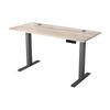 Modern Furniture ALVIS Standing Desk with Lift 150cm - Warm Oak & Black