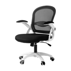 Artiss Mesh Office Chair Mid Back Black