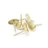 Pinnacle Brass Round Head Upholstery Nails - 50 Pack