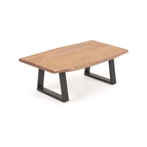 Alaia coffee table made from solid acacia wood with natural finish, 115 x 65 cm