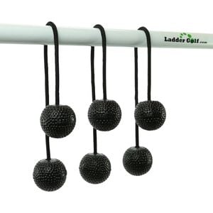 Vivere Ladder Golf Soft Bolas (3 pack) - Black - Replacement or additional bolas