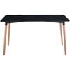 Oliver 140cm Rectangular Dining Table - Black