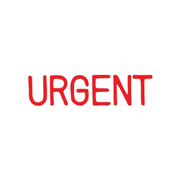 X-Stamper Self Inking Message Stamp (Urgent Red)