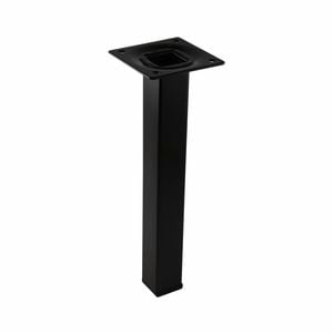 Adoored 25 x 25 x 200mm Black Square Tube Furniture Leg