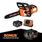 AEG 18V 12” 4.0Ah Brushless Chainsaw Force Kit