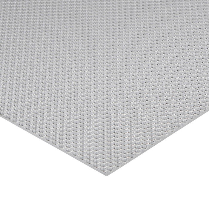 Palsun 900 x 600 x 3mm Clear UV2 Diffused Prism Sheet - 900mm x 600mm