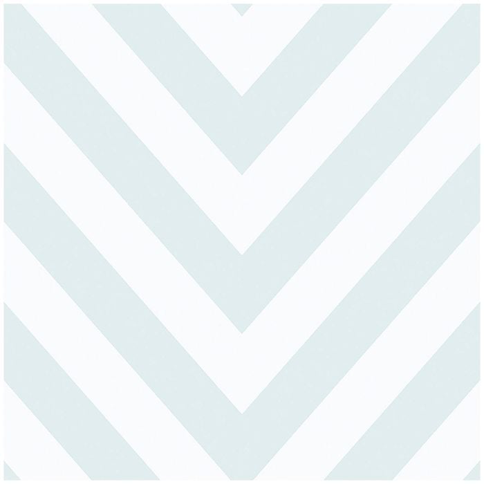 Chevron Soft Teal Wallpaper  53cm x 10.05m