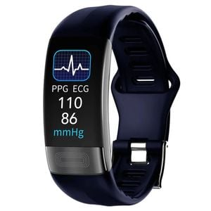 ECG PPG Smart Wristband Fitness Tracke Blue