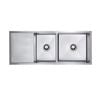Mondella 1140mm Rococo Stainless Steel 1 And 1/2 Bowl Ledger Sink With Drainer