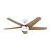 Geo 52" Led Ceiling Fan With Remote Control - Interchangable Three Or Five Blades