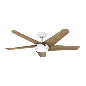 Geo 52" Led Ceiling Fan With Remote Control - Interchangable Three Or Five Blades