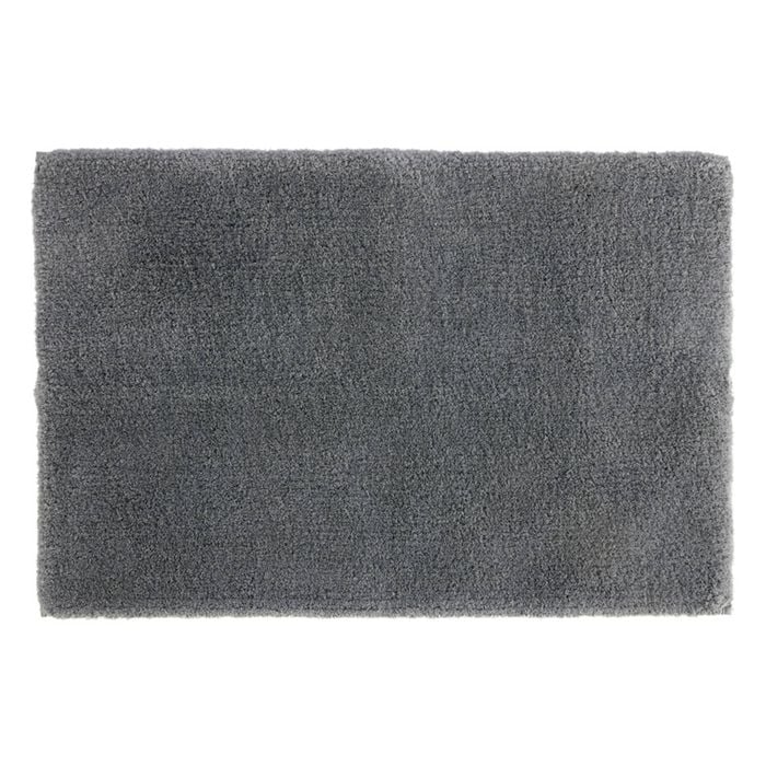 Christy Kensington Bathroom Bath Mat Microfibre 90x60 Cm Charcoal