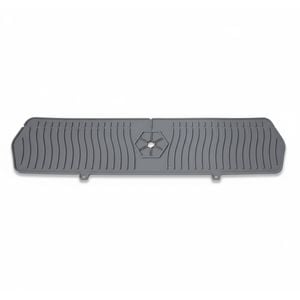 24 x 5.6 Silicone Faucet Water Catcher Mat for Kitchen Sink - Grey