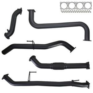 Ignite Exhausts Turbo Back for Nissan D40 Navara 2.5L Manual 3" No Cat With Pipe 409 Stainless Steel