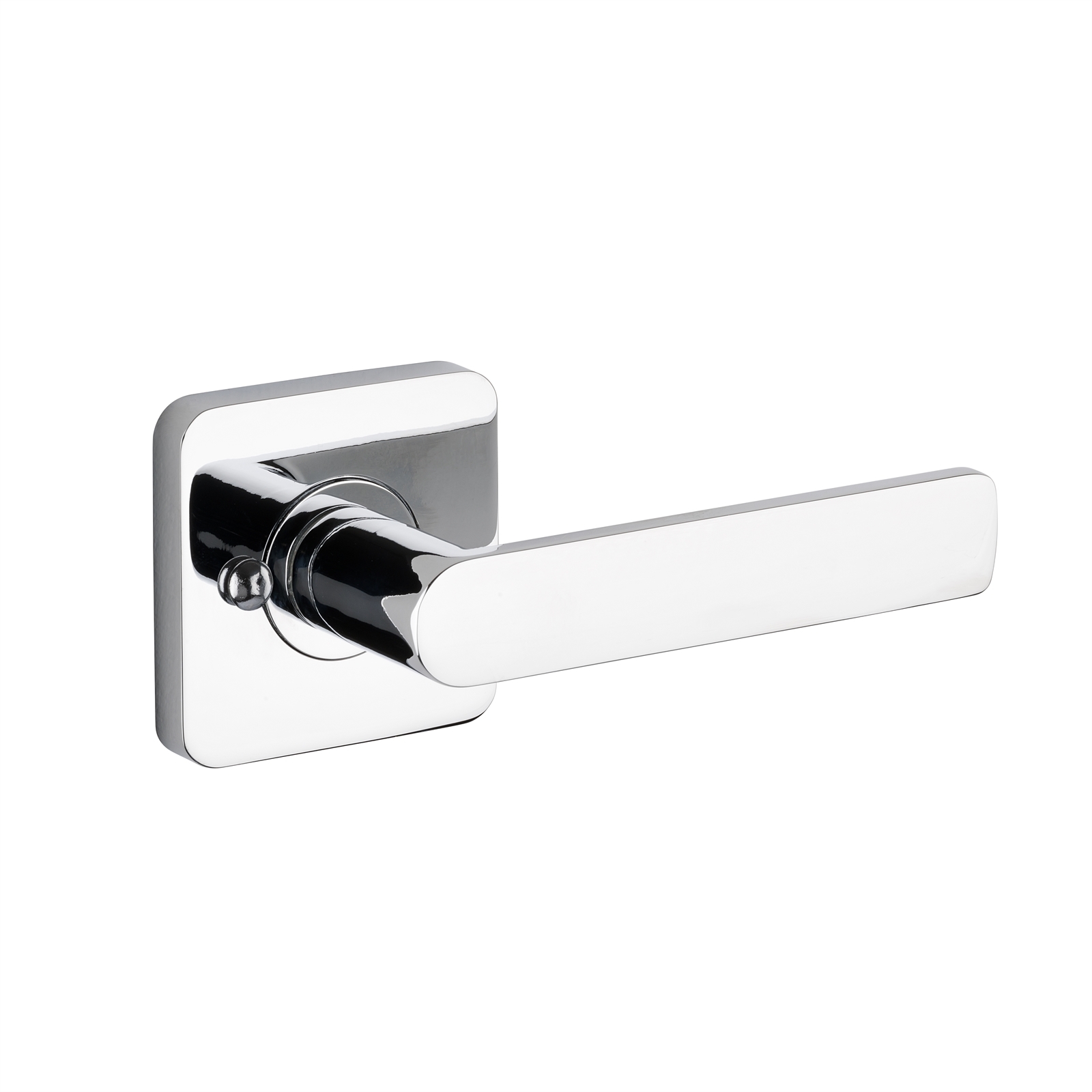 Lane 65mm Polished Chrome Westminster Square Round Rose Privacy Lever product image