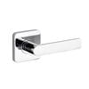 Lane 65mm Polished Chrome Westminster Square Round Rose Privacy Lever