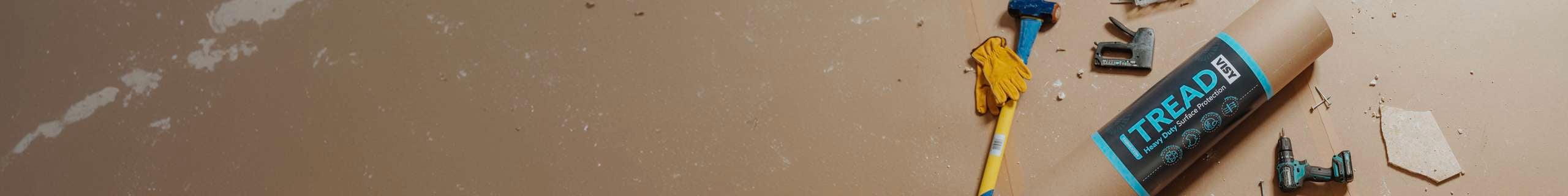 Visy
  Tread Temporary Surface Protection delivers durable and versatile protection
  from whatever your project throws at you.