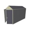 Build-a-Shed 1.5 x 3.0 x 2.3m Double Hinged Door Gable Shed - Grey