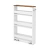 Costway 4-Tier Mobile Utility Trolley w/Handle