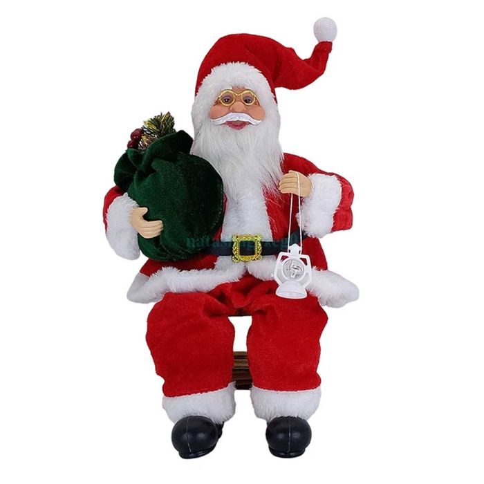 P&P Multicolour Santa Claus Christmas Figurine Festive Table Mantel Garden Decoration