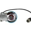 Elinz Heavy Duty Reverse Camera Trailer Cable Coil with 5PIN to 4PIN Male Connector