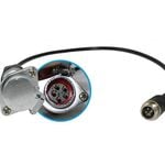 Elinz Heavy Duty Reverse Camera Trailer Cable Coil with 5PIN to 4PIN Male Connector