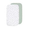 Living Textiles 2 Pack Organic Bedside Sleeper Fitted Sheet - Australiana
