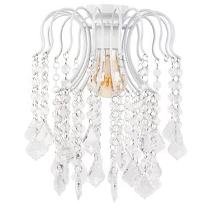 Brilliant 24cm White Countess Luxury Batten Fix Shade
