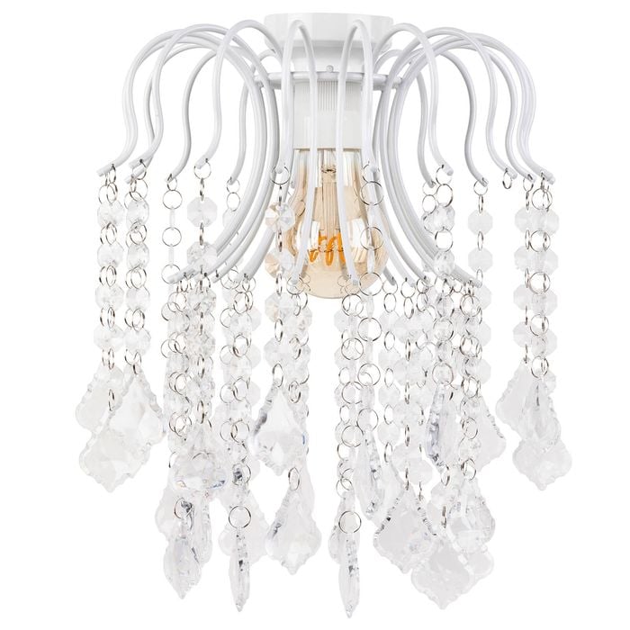 Brilliant 24cm White Countess Luxury Batten Fix Shade