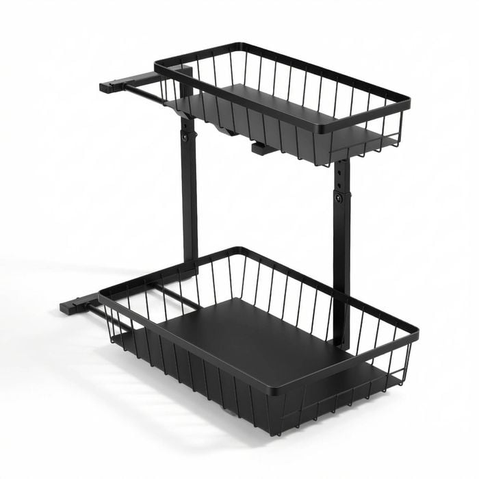 Artiss Under Sink Organizer Black