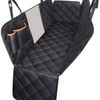 Provecta 130 X 137cm Black Waterproof Pet Car Back Seat Cover Hammock With Zipper