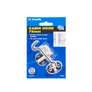 Zenith 75mm Chrome Plated Cabin Hook