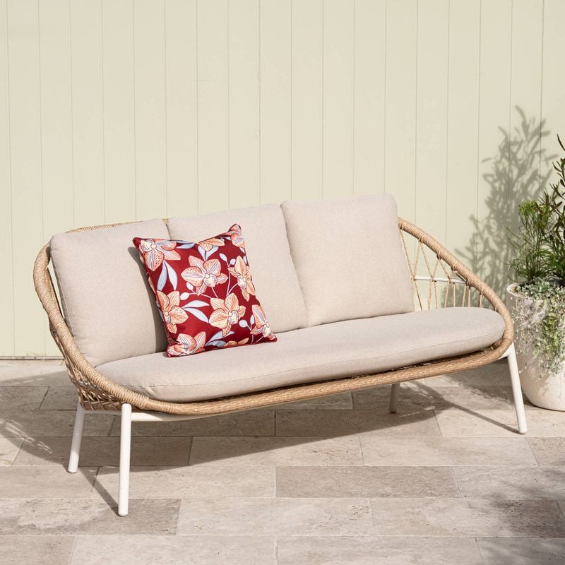 Soller 3 Seater Steel Lounge