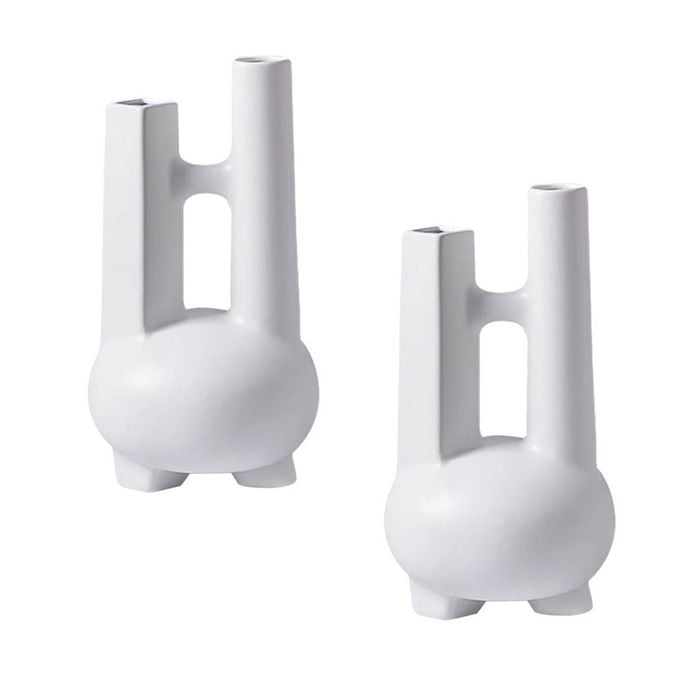 SOGA 2X Modern Geometric Vase
