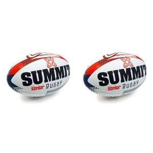 2PK Summit Global Advance Rugby Union Ball 3.0 Size 5 - Red