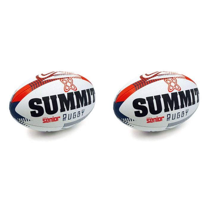 2PK Summit Global Advance Rugby Union Ball 3.0 Size 5 - Red