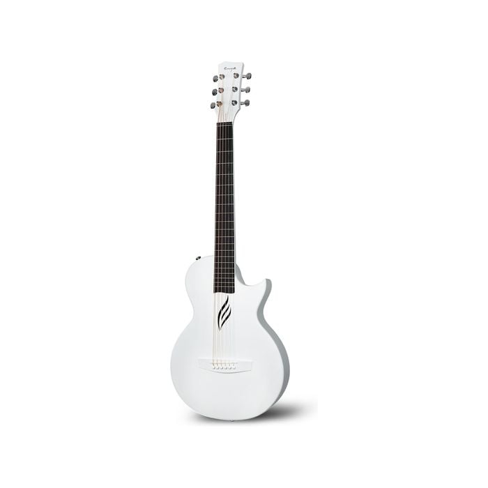 Enya Nova Go 35" Carbon Fibre Guitar - AcousticPlus - White